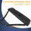 PEKREWS Pool Cue Case, Pool Stick Case 2x2 with 2 Accessories Pockets 6
