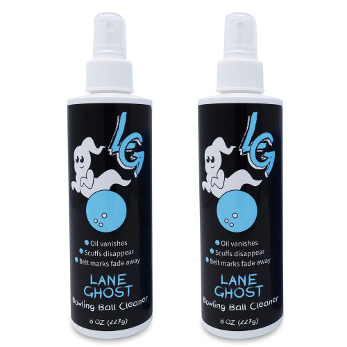 Lane Ghost Bowling Ball Cleaner Spray Kit 2-Pack, USBC Approved