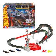 Hot Wheels Sprint Race Circuit Track Set with 3 Toy Cars