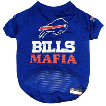 Pets First NFL Buffalo Bills Raglan Jersey Bills Mafia - Size Small. Cutest Football Jersey for Dogs & Cats