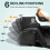 HOPERAN 25in Stadium Seats for Bleachers with Back Support, Extra Wide, 1PC 3