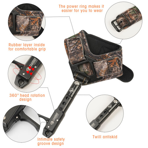 LWANO 360 Adjustable Archery Compound Bow Release Aids Trigger 1