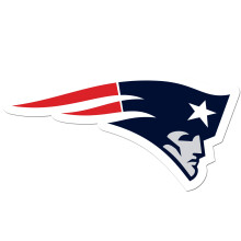 NFL Siskiyou Sports Fan Shop New England Patriots Auto Decal 8 inch sheet Team Color