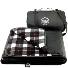 DOWN UNDER OUTDOORS Waterproof 350 GSM Fleece or Sherpa Stadium Blanket