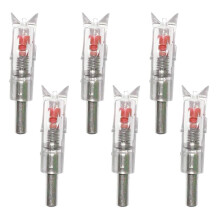 Lzwow 6PCS Lighted Nocks for Crossbow with .300/7.62mm Inside Diameter Led Nocks Arrow nocks for Archery Hunting