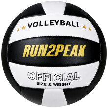 RUN2PEAK Soft Volleyball Ball Official Size 5 Volleyballs for Indoor Outdoor Beach Pool Game Play Volley Balls Gifts for Adult Youth Team Mens Beginne
