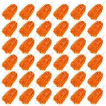 36PCS Cheerleading Pom Poms Metallic Foil Plastic Pom Poms with Baton Handle for Game Sports Squads Dancing Party Football Basketball Club Spirit Spor