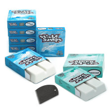 Sticky Bumps Original Surf Wax Bundle | 85g - 6 Pack Cool/Cold (69F / 20C) + 2 Pack Basecoat (All-Temp) + Wax Comb | Long-Lasting Grip | All-Natur