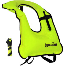 Inflatable Snorkel Vest Adult Snorkeling Jacket Free Diving Swimming Safety Up to 220 lbs