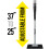 PLAYAPUT Portable Batting Tee for Baseball/Softball, Height Adjustment 2