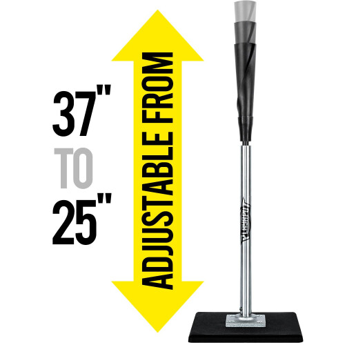PLAYAPUT Portable Batting Tee for Baseball/Softball, Height Adjustment 1