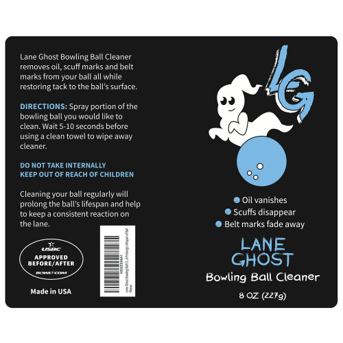 Lane Ghost Bowling Ball Cleaner Spray Kit 2-Pack, USBC Approved 1