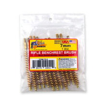 Pro-Shot Products 7mm Rifle Bore Brush Dozen Pack, Brass