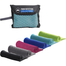 Tough Outdoors Cooling Towel - Cooling Towels for Neck & Face - Ice Wrap & Sweat Rag for Camping Gym Yoga & Sports - Workout Towel for Gym Sweat - Coo