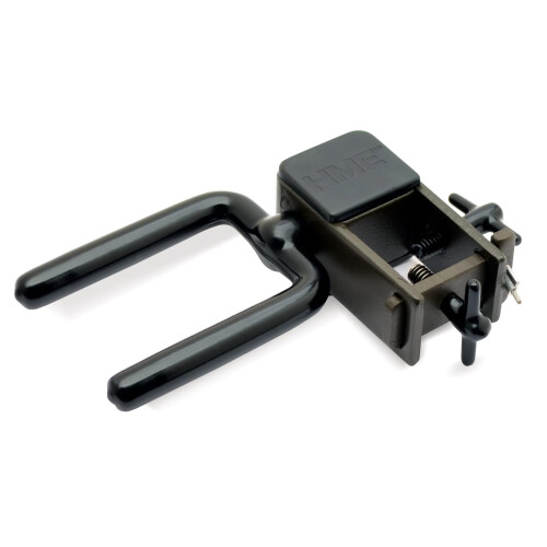 HME High-Quality Durable Reliable Versatile Easy-to-Install Universally Mountable Hunting Tree Stand Bow Holder - 360 Fork Rotation, Rock solid attach