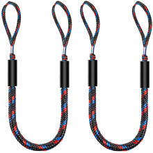 Botepon Boat Bungee Dock Lines, Mooring Lines, Boating Gifts for Men, Boat Accessories, Pontoon Accessories, Perfect for Bass Boat, Jet Ski (5 feet)