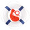 Calvana 20" Foam Life Preserver Ring with 98.4ft Floating Rope 1