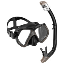 Wutrye Snorkeling Gear for Adults, Snorkel Mask and Dry Top Snorkel