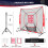 BAGAIL 7x7 ft Baseball & Softball Training Net - Red 3