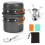 Odoland Camping Cookware Mess Kit, Lightweight Pot Stove Spork Set 1
