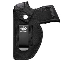 IWB/OWB Gun Holsters for Small Pistols: Ruger LCP 380, LCP MAX, LCP II - P365 P238 - Walther PPK 380 - Kimber Micro 9 - S&W Bodyguard 380 (Black, Righ