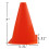 Mirepty 7 Inch Cones Sport Training Agility Marker Cone Orange, 12 PCS 2