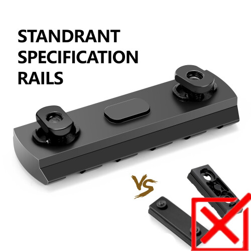 Anovo Single-Sided Rail 3-3-5-5-7-7 Slots Accessory Set-Style 1 1