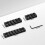 Anovo Single-Sided Rail 3-3-5-5-7-7 Slots Accessory Set-Style 1 4