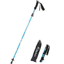 A ALAFEN 7075 Aluminum Folding Hiking Pole, 4'9"-5'5", Light Blue 1 Pole