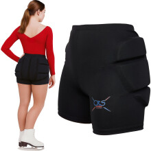 CRS Cross Padded Figure Skating Shorts. Crash Pad Pants. Ladies Large