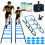 BORNEW 2 Pack Agility Ladder, Soccer Speed Training Equipment Set 1