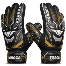 GRIPKNOX Goalkeeper Gloves for Kids & Youth – Soccer Goalie Gloves, Strong Latex Grip, Double Wrist Support & Breathable Mesh – Boys Football Glov
