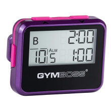 Gymboss Interval Timer and Stopwatch - Violet/Pink Metallic Gloss