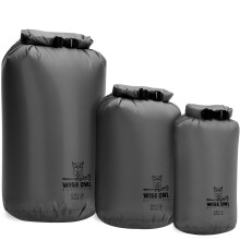 Wise Owl Outfitters Waterproof Dry Bag 3-Pack – Lightweight & Airtight 5L/10L/20L Small & Large Dry Bags for Kayaking, Beach, Travel, Boating, Hikin