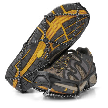 Yaktrax Walk Traction Cleats for Walking on Snow and Ice (1 Pair), Large , Black