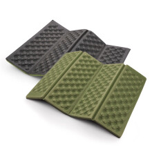 2 Pack Sitting Pad for Backpacking, Sit Upon Pads Camping Hiking,Outdoor Foam Folding Mat, Small Seat Cushion, Compfort, Portable and Lightweight Gree