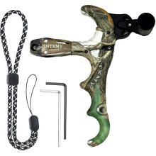 sntxmy Bow Release for Compound Bow 360 Rotatable Thumb Release for Compound Bow Archery Trigger Release (CAMO)