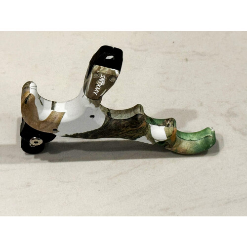 sntxmy Bow Release for Compound Bow 360 Rotatable Thumb Release for Compound Bow Archery Trigger Release (CAMO) 2