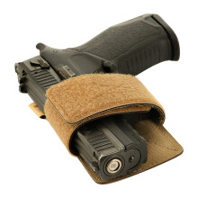M-Tac Gun Holster for Concealed Carry - CCW Concealed Carry Holster for Men and Women - Cordura Pistol Holster for Fanny, Backpack, Vest, Car (Coyote)