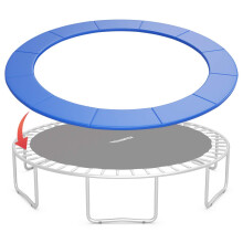 Giantex Trampoline Pad, 8ft 10ft 12ft 14ft Trampoline Replacement Safety Pad, No Holes for Pole, Waterproof Trampoline Accessories Spring Cover (14 Ft