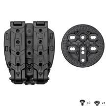 Tek-Mount - Quick Connect Mounting System for Holsters, Mag Pouches and Tactical Duty Gear (On Molle-Loks with Mounting Hardware)