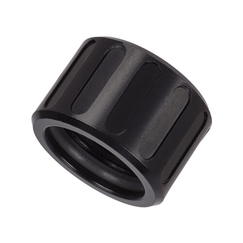 NDZ Performance 1/2x28 Thread Protector Stainless Steel with O-Ring, Pillar in Black Nitride BN