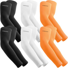 YQXCC 6 Pairs Arm Sleeves UV Sun Protection Sport Compression for Men Women