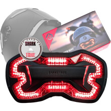 Brake Free Helmet Light - Smart Wireless Motorcycle Lights- Weatherproof LED Motorcycle Helmet Light - Lightweight & Aerodynamic Design - Smart Brake