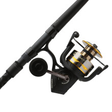 Penn 10' Battle IV LE Spinning Reel and Fishing Rod Combo Kit, 8000 Reel, CNC Gear Technology, Full Metal Body and Sideplate, HT-100 Drag System