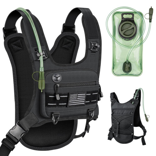 Hydration Backpack with 2L Water Bladder, Water Backpack for Hiking
