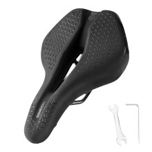 ROCKBROS Comfort Bike Seat, Wave Ergonomic Bicycle Saddle with High-Density Foam, Crotch-Friendly Universal Replacement for MTB Road City Racing Cycli