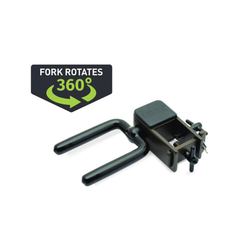 HME High-Quality Durable Reliable Versatile Easy-to-Install Universally Mountable Hunting Tree Stand Bow Holder - 360 Fork Rotation, Rock solid attach 1