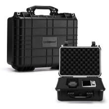 CASOMAN Water-proof Box, with Cush- Proof Sponge, IP67 Water Proof Grade, Large Waterproof Hard Case with Customizable Foam, Perfectly Protection of C