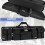 LASUK 36" Double Rifle Case Soft Gun Bag Tactical Backpack, Black 2